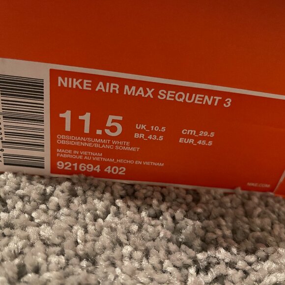 Nike Air Max Sequent 3 Men's Size 11.5 - Picture 6 of 6